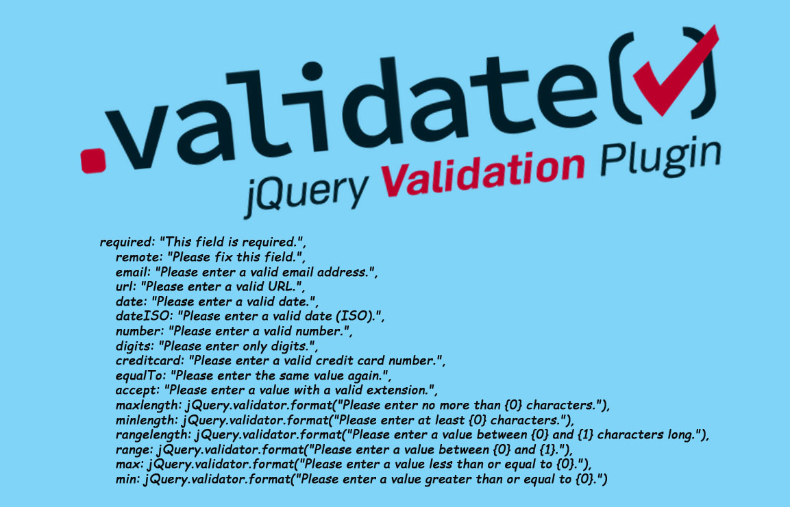 Проверка (валидация) полей в форме перед отправкой jQuery validator