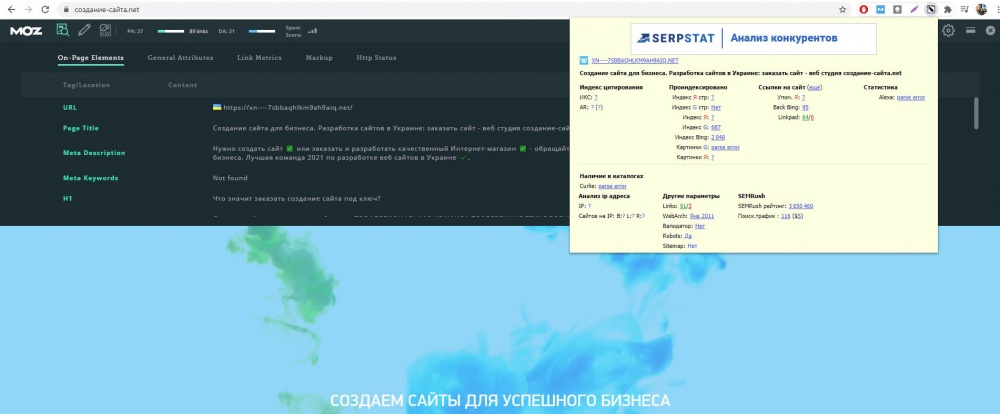 сео анализ конкурентов