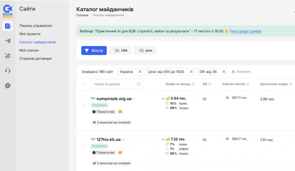 Процес покупки посилань на Collaborator
